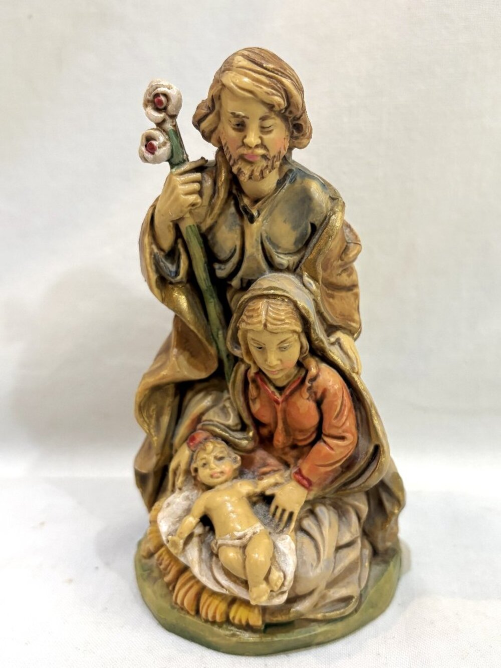 VTG Holy Family Christmas Nativity Figurine Fontanini Italy